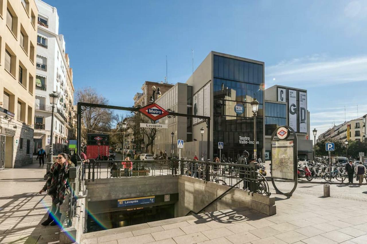 Buhardilla En Calle Amparo-Lavapies Madrid Kültér fotó