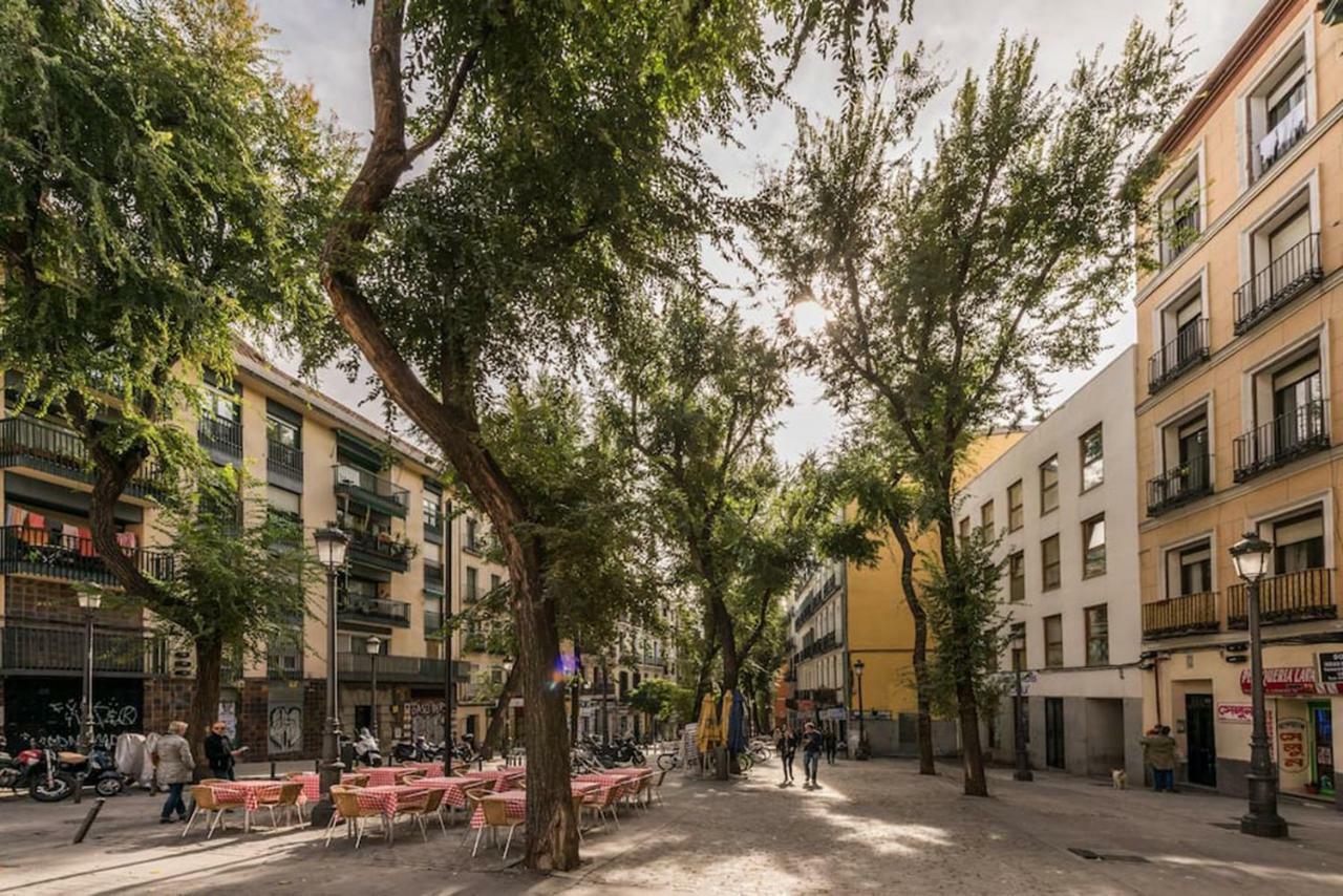 Buhardilla En Calle Amparo-Lavapies Madrid Kültér fotó