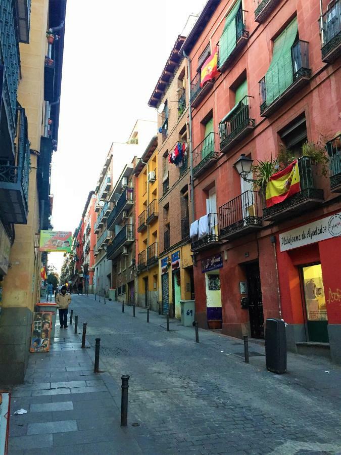 Buhardilla En Calle Amparo-Lavapies Madrid Kültér fotó